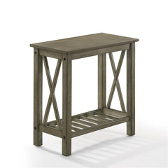 EDEN CHAIRSIDE TABLE-GRAY