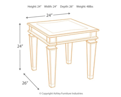 Tessani Coffee Table with 2 End Tables