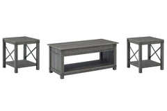 Freedan Coffee Table and 2 End Tables