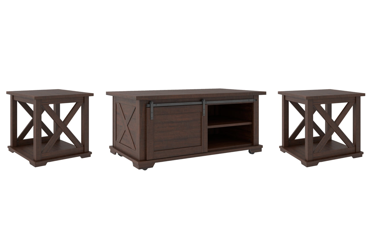 Camiburg Coffee Table and 2 End Tables