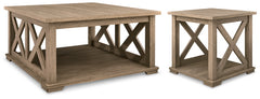 Elmferd Coffee Table with 1 End Table