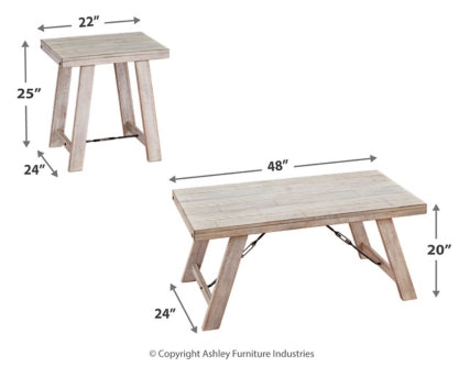 Carynhurst Table (Set of 3) - The Bargain Furniture