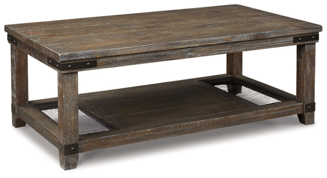 Danell Ridge Coffee Table with 2 End Tables - PKG008584