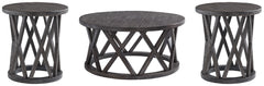Sharzane Coffee Table and 2 End Tables