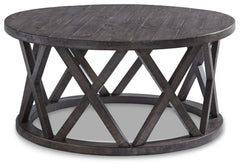 Sharzane Coffee Table and 2 End Tables