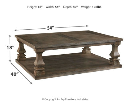 Johnelle Coffee Table with 2 End Tables
