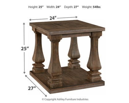 Johnelle Coffee Table with 1 End Table