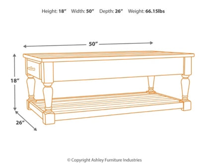 Shawnalore Coffee Table with 1 End Table - PKG008646