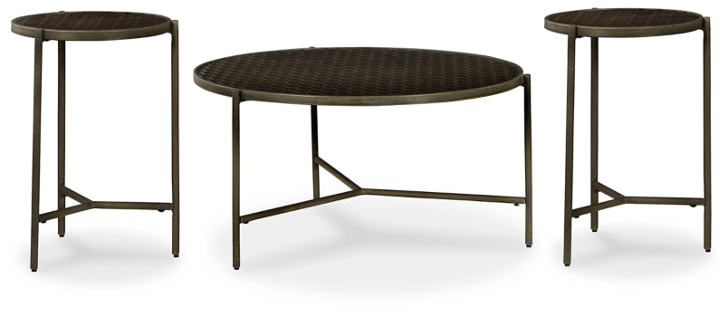 Doraley Coffee Table with 2 End Tables - PKG014880