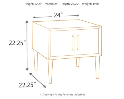 Kisper Coffee Table with 2 End Tables