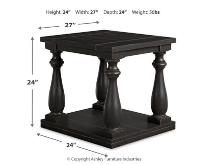 Mallacar End Table - The Bargain Furniture