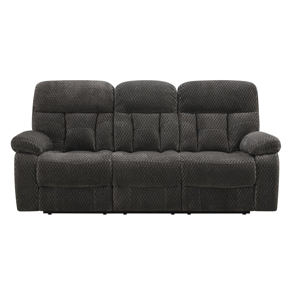 BRAVO SOFA W/DUAL RECLINER-CHARCOAL