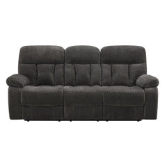 BRAVO SOFA W/DUAL RECLINER-CHARCOAL