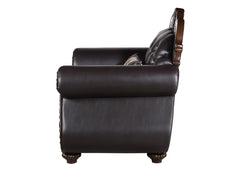 MAXIMUS CHAIR SEAT CUSHION & FRAME, ARMS, AND THROW PILLOW
