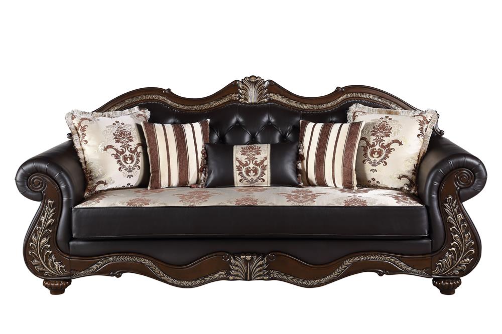 MAXIMUS SOFA FRAME, CUSHION, ARMS, LEGS & 5 PILLOWS