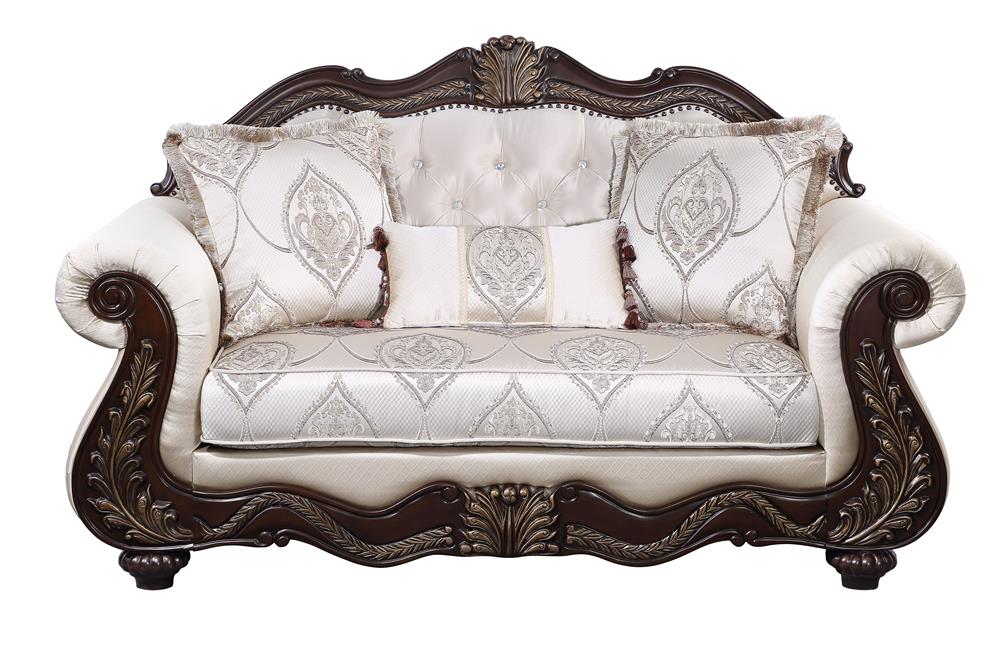 PALAZZO MARINA LOVESEAT FRAME, CUSHION, ARMS, LEGS & 3 PILLOW