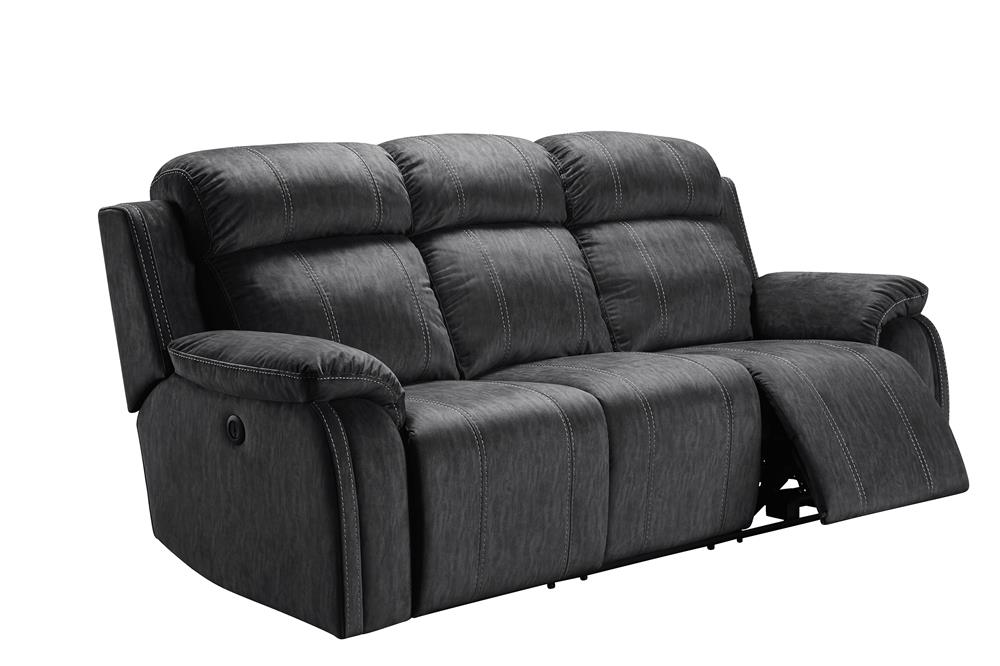 TANGO DUAL RECLINER SOFA-SHADOW