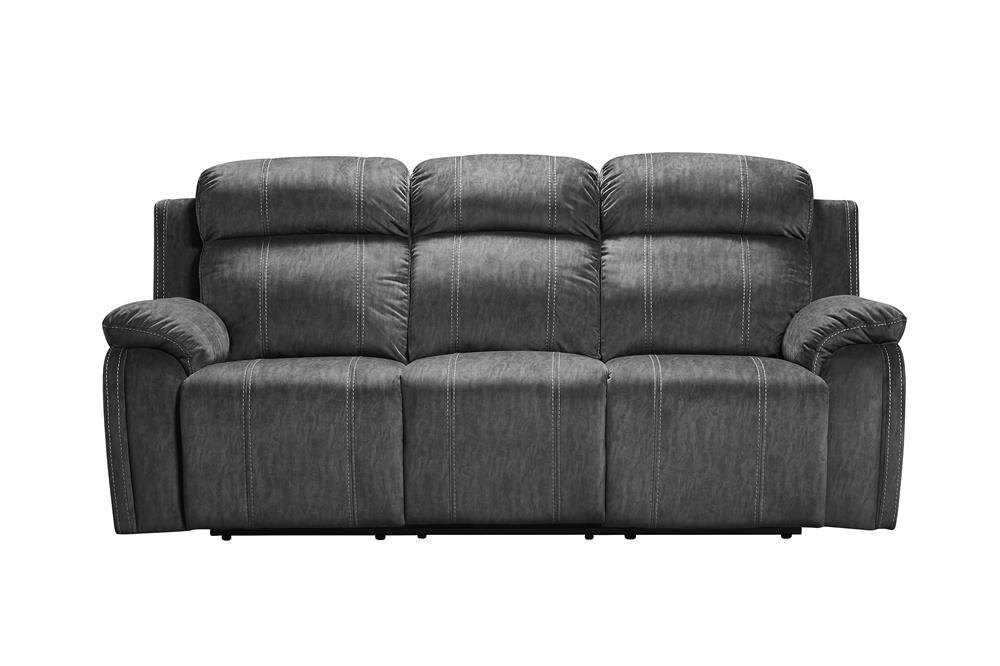 TANGO DUAL RECLINER SOFA-SHADOW