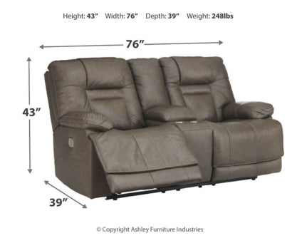 Wurstrow Power Reclining Loveseat