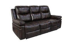 KELLEN  SOFA W/ DROP DOWN TRAY & PWR FR-BROWN