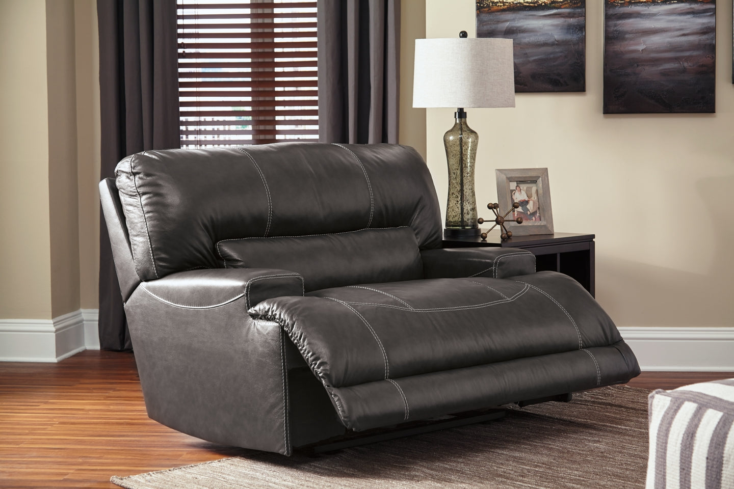 McCaskill Oversized Recliner - The Bargain Furniture