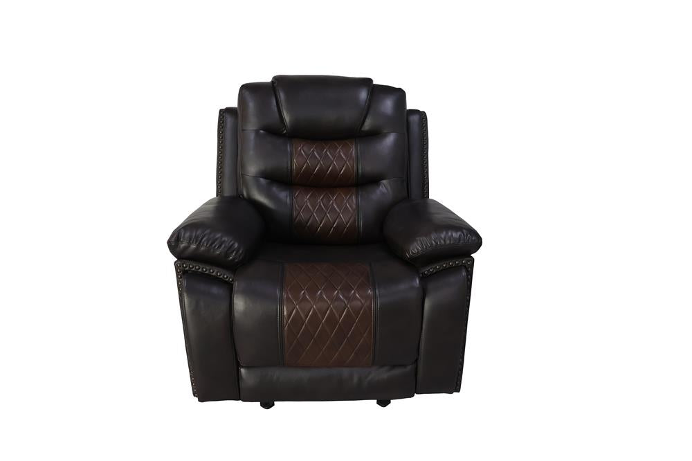 NIKKO GLIDER RECLINER-BROWN