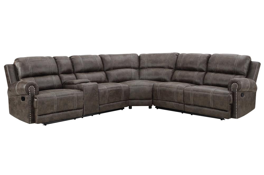 TERRA RAF  LOVESEAT W/1 RECLINER-WALNUT