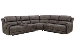 TERRA RAF  LOVESEAT W/1 RECLINER-WALNUT