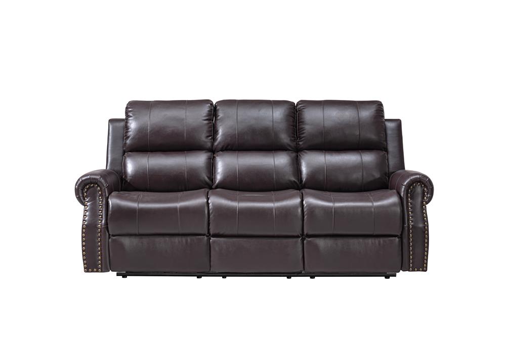 SIERRA  SOFA W/PWR FR-BROWN