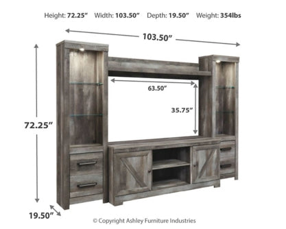 Wynnlow 4-Piece Entertainment Center