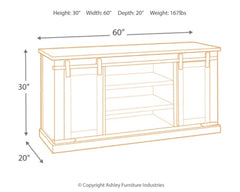 Budmore 60" TV Stand - The Bargain Furniture