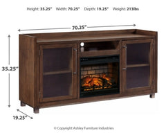 Starmore 70" TV Stand with Electric Fireplace - W633W5