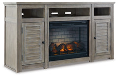 Moreshire 72" TV Stand with Electric Fireplace