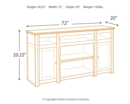 Harpan 72" TV Stand - The Bargain Furniture