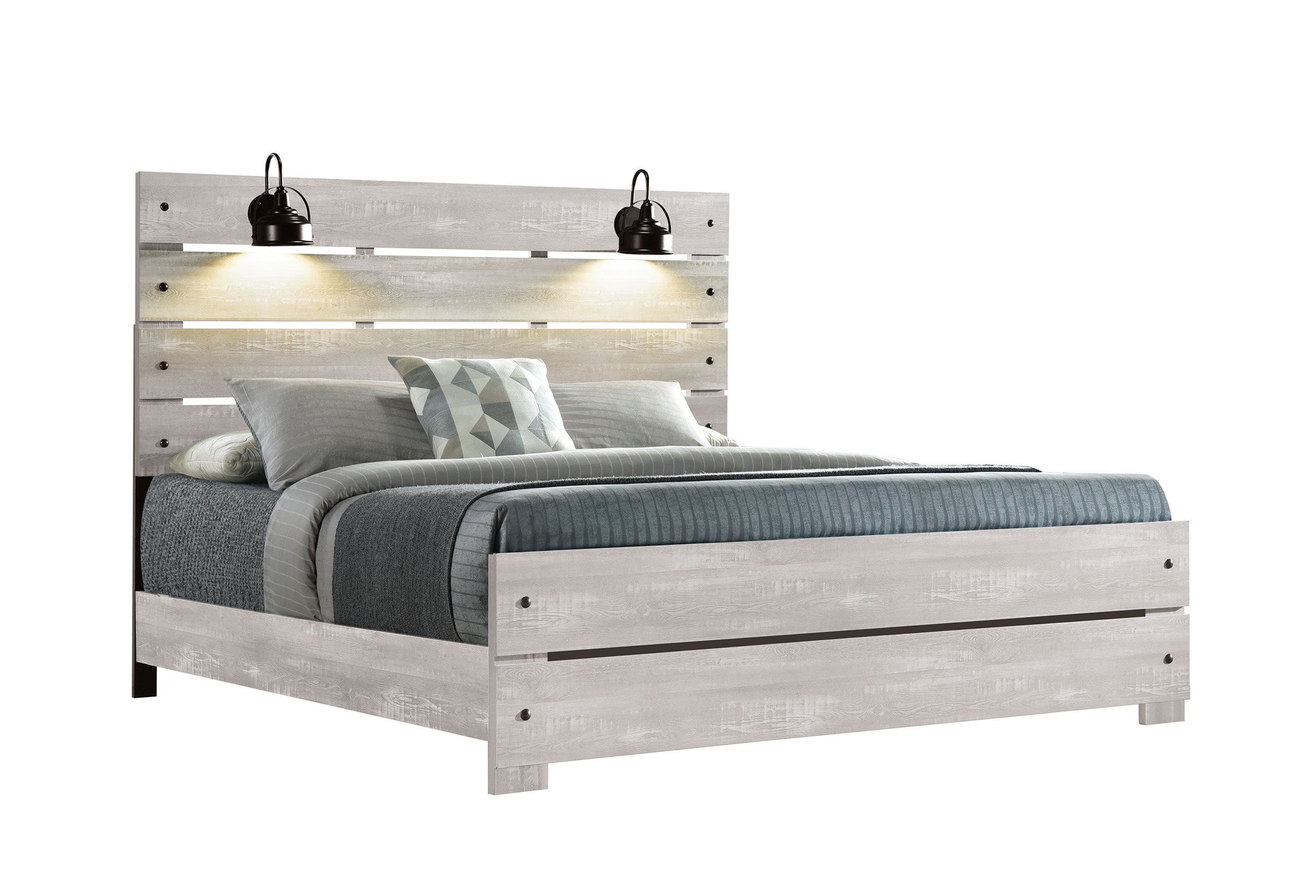 LINWOOD - BOOKCASE TWIN BED, FULL BED WITH LAMPS, KING BED WITH LAMPS, QUEEN BED WITH LAMPS, FULL BED WITH LAMPS, KING BED WITH LAMPS, QUEEN BED WITH LAMPS